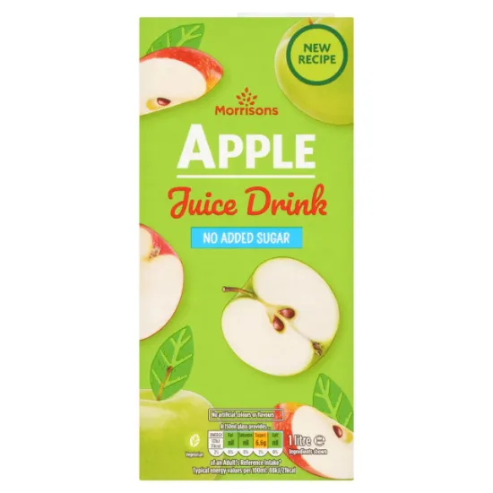 Picture of 12 x Morrisons Apple Juice 1L