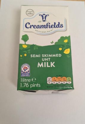 Picture of Tesco Creamfields UHT Milk 1L