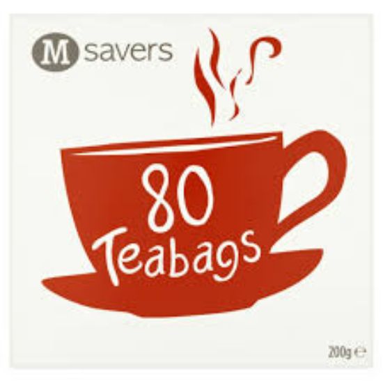 Picture of 12 x Morrisons Savers Tea bags 200g *80 tea bags