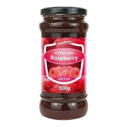Picture of Goodwins Raspberry Extra Jam 45% Fruit