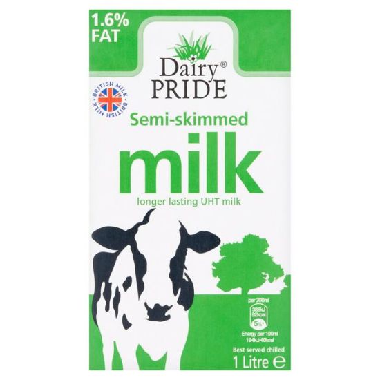 Picture of 12 x Dairy Pride  UHT Milk 1L