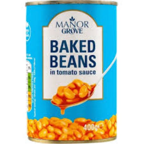Picture of Manor Grove Baked Beans in Tomato Sauce 420g