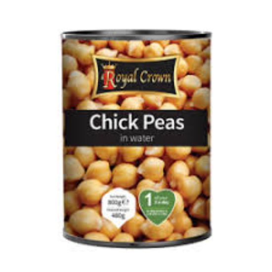 Picture of 12 x Royal Crown  Chickpeas 400g