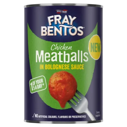 Picture of 12 x Fray Bentos Chicken Meatballs in Bolognese Sauce 380g